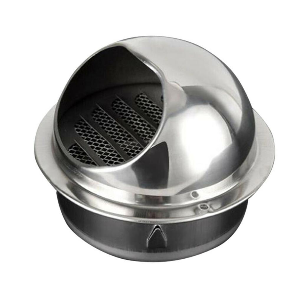 1 Pc Stainless Wall Air Vent Ducting Ventilation Exhaust Grille Cover Extractor
