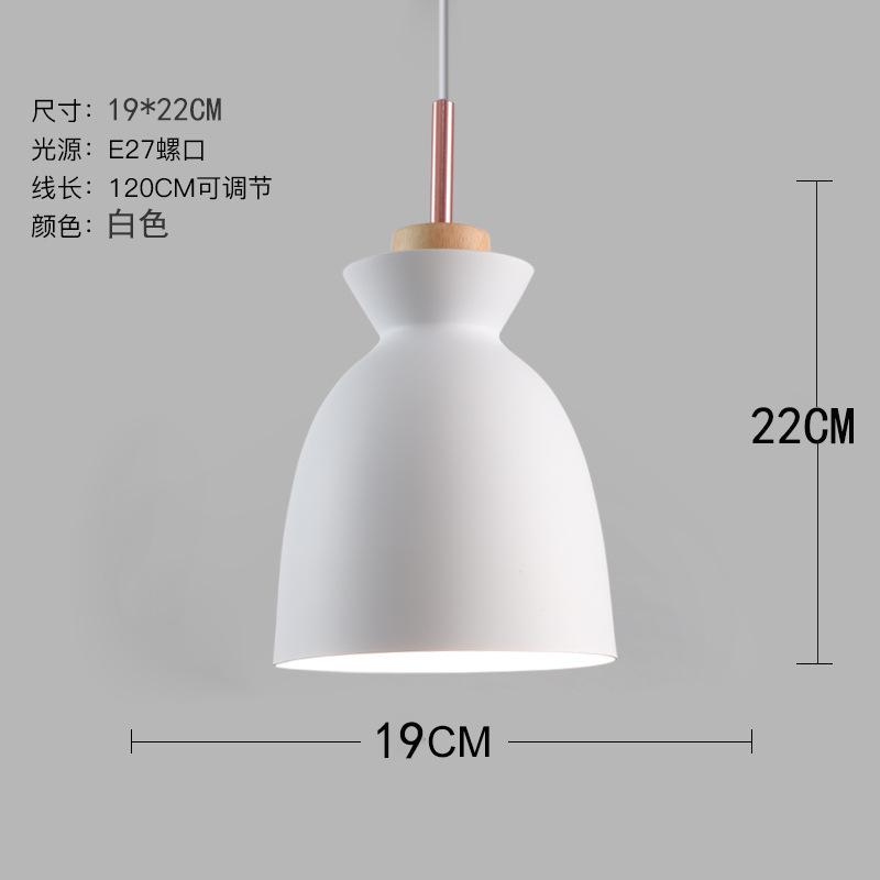 Nordic Lamps Simple Modern Macaron Люстра для гостиной, ресторана, обеденного стола, однорожковая люстра для молочного чая, освещение магазина