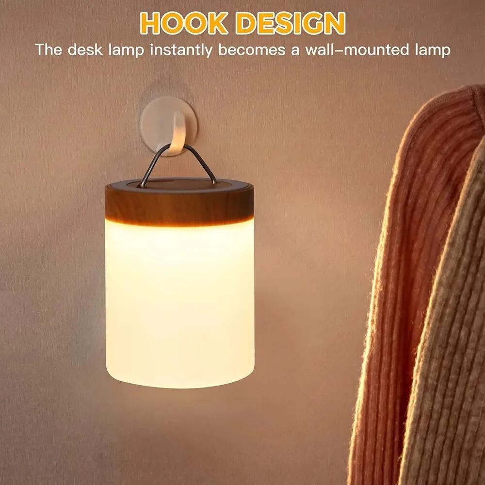 Touch Bedside Light, Bedroom Night Light, Dimmable Desk Light, Remote Control 16 Color Changing Light, Timed Shutdown, USB Charg