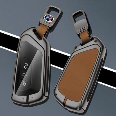 Чехол для дистанционного ключа автомобиля из цинкового сплава для VW Volkswagen Golf 8 MK8 для Skoda Octavia A8 SEAT Leon MK4, защитный держатель, брелок