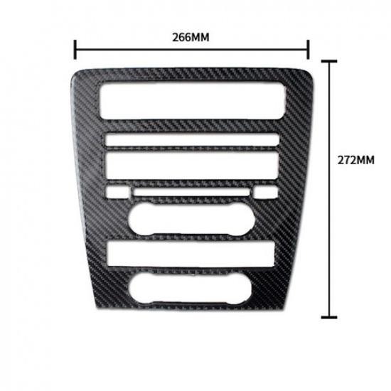 Carbon Fiber Interior Central Console Panel Cover Trim For Ford Mustang 2009-13