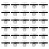 50pcs Car Rivet Clips Sealers Set For Hyundai 87756-2E000 Nylon Moulding Clips Rocker Panel Retainer W/ Sealer Kit Replcement
