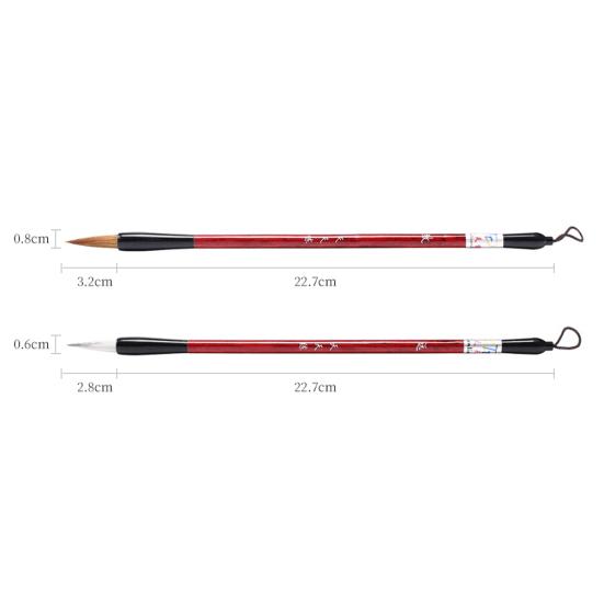 Набор кистей для китайской каллиграфии, тушь, камень, печать, инструмент для тренировок