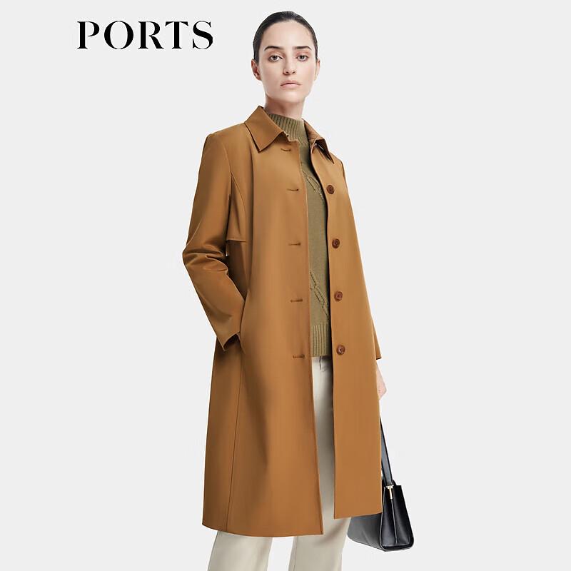 Ports Женский тренч-ветровка с поясом