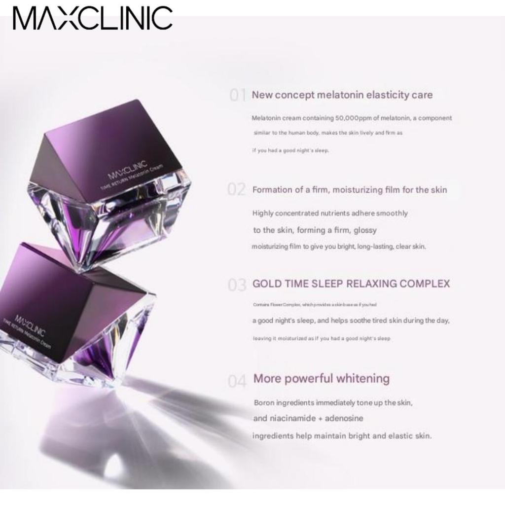 MAXCLINIC Крем с мелатонином Time Return 55 г