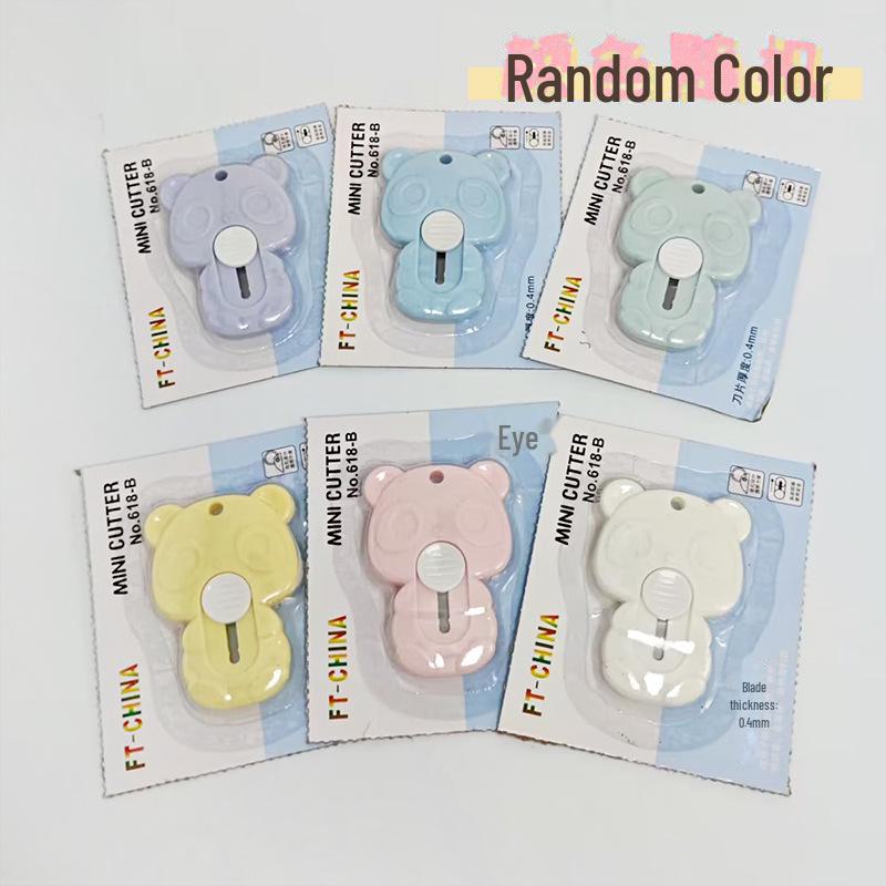 Миниатюрный нож Morandi Color Bear — инструмент для резки и экспресс-доставки документов студентами.