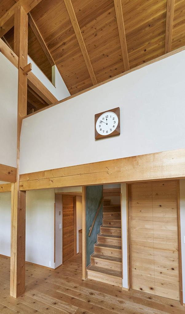 Lemnos Wall Clock Root Analog Natural Wood Brown ROOT BW Lemnos Height 330 X Width 330 X Thickness 46mm NY21-09