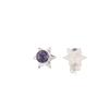 Iolite Gemstone 925 Sterling Silver Jewelry Handmade Stud Earrings0.44" For Gift EE-175-16