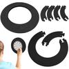 4PCS EVA Black/Red/Green 17.71In Dartboard Surround For Dartboard Universal Wall Protection Splicing Dartboard Surround Ring