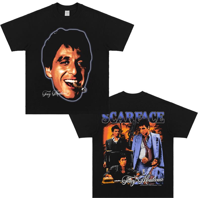Tribute To Actor Al Pacino Al Pacino Movie Scarface Vintage VTG American Short Sleeve T-Shirt