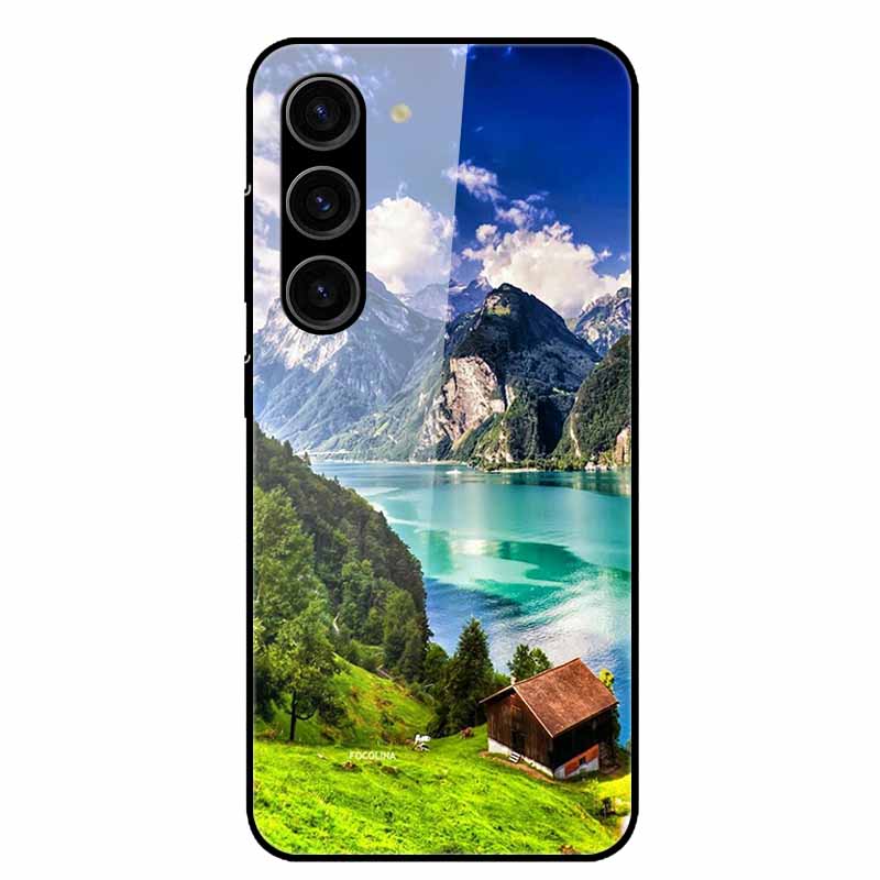 Чехол для Samsung Galaxy S25 Plus Закаленное Стекло Жесткая Защитная Крышка для Телефона для Samsung S25 Ultra 5G Задние Чехлы для GalaxyS25 S 25 S25Plus