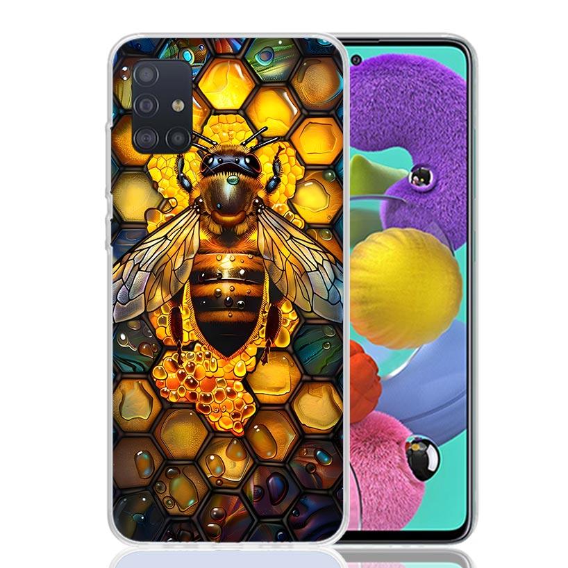 Bee Keeping Honey Animal Phone Case For Samsung Galaxy A52 A32 A22 A12 A02S A50S A30S A51 A31 AA71 Note 20 Ultra 10 S10 Plus Gal
