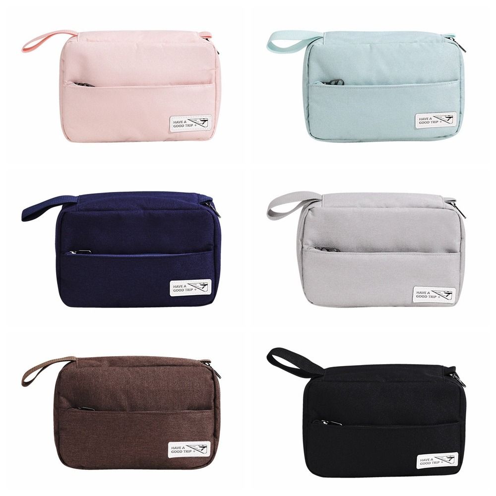 with Hook Travel Toiletry Bag Large Capacity Makeup Bag Fashion Hook Wash Bag  Girls