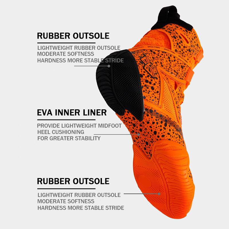 V63 High Tube Boxing Sneakers for Adult Kid Size 38-46 Fighting Footwears Couples Hard-Wearing Gym Wrestling Boots