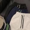 Уличные спортивные штаны в полоску с тремя полосками, американские широкие брюки, свободные спортивные штаны из бархата, повседневные спортивные штаны Joker