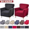 Banquet Armchair Slipcover Stretch Jacquard Chair Covers 1-Piece Sofa Cover Soft ArmChair Cover Single Couch Cover Furniture Protector for Living Room