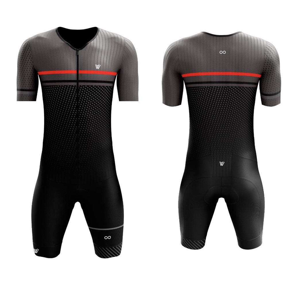Men's Onesie Summer Quick-drying Triathlon Cycling Suit Onesie Summer Breathable Outdoor Cycling Suit Set