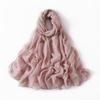 New Cotton Linen Scarf For Women Girls Students Autumn Classic Solid Color Scarves Retro Soft Foulard Viscose Female Wrap Shawls