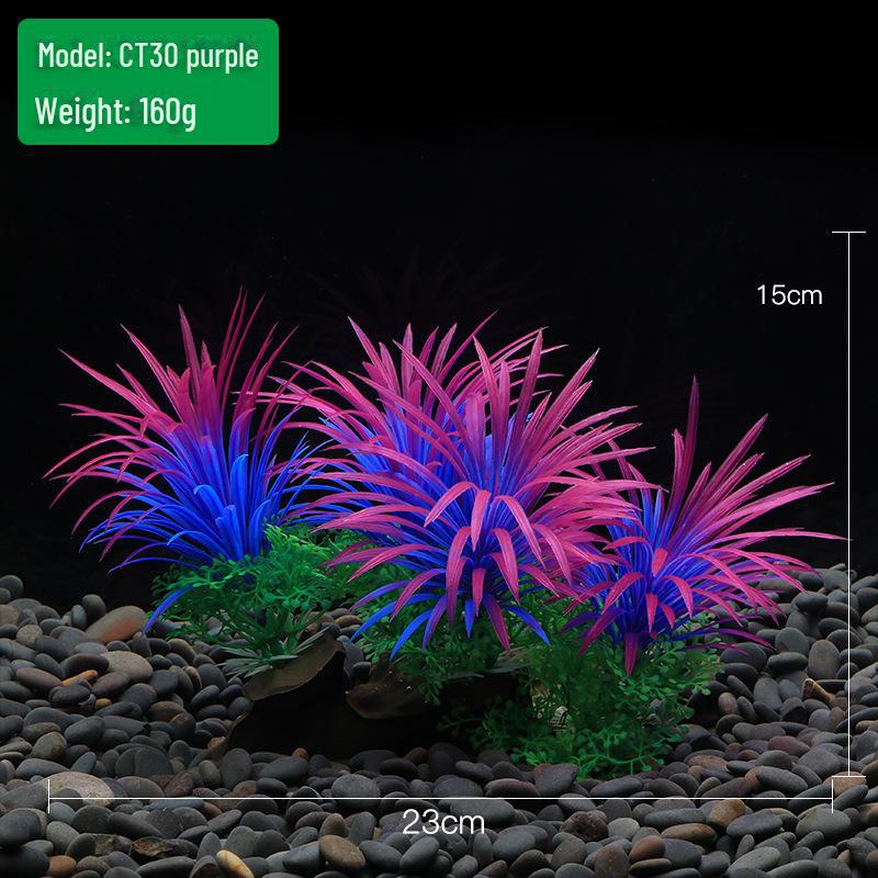 Набор аквариумных искусственных растений: Искусственная водная трава, украшение для аквариума (CT30)