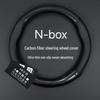 Оригинальная противоскользящая кожаная оплетка на руль для Honda N-BOX, Универсальная посадка для всех сезонов, Не требует шитья