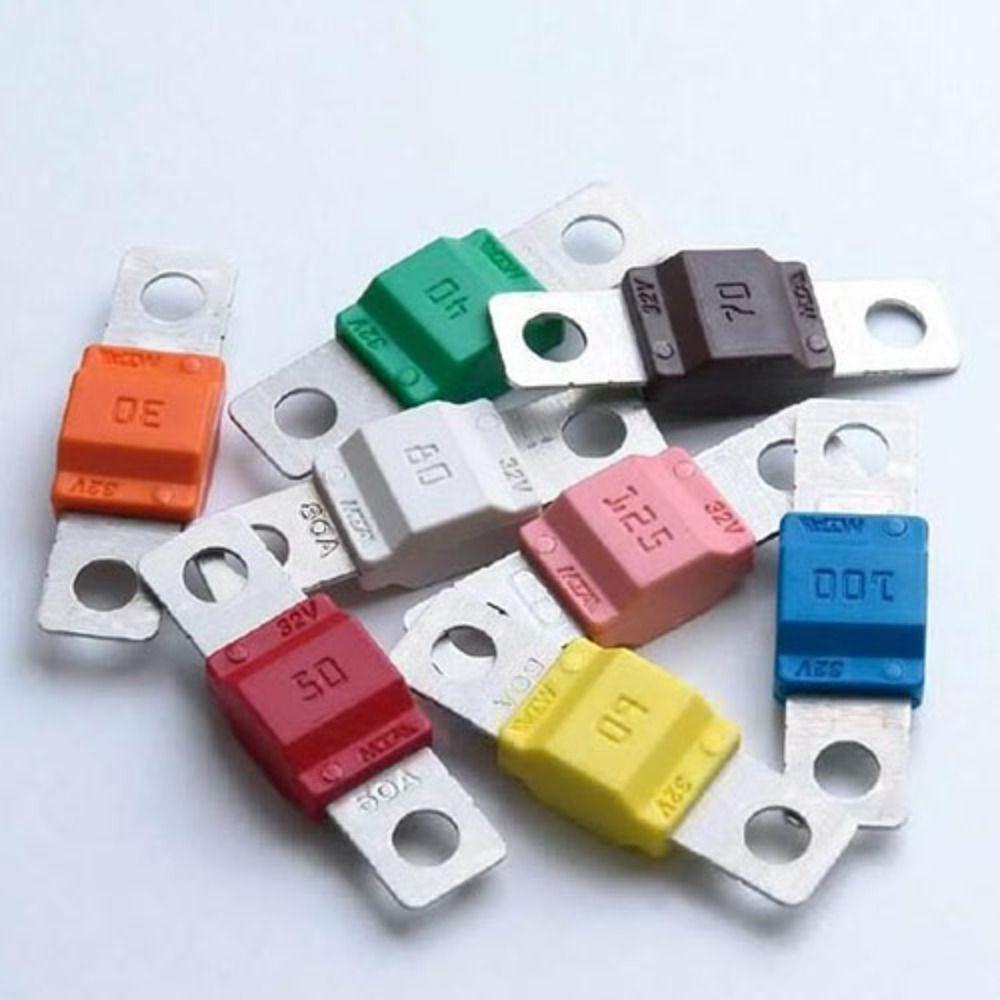 30A -125A Strip Link Fuse Metal Fork Bolt Fuse Hot Sale Midi Fuse  Car Truck