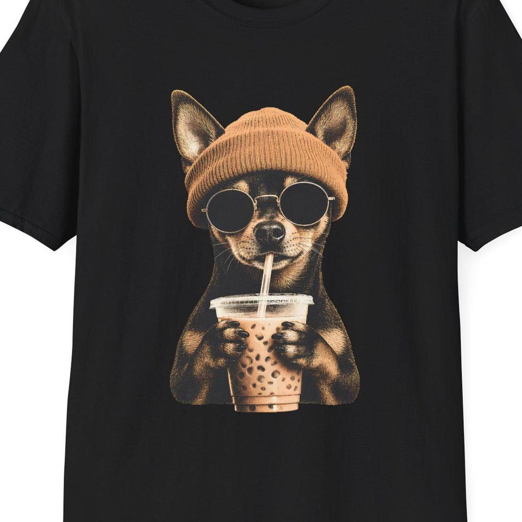 Miniature Pinscher - Hipster Dog T-Shirt