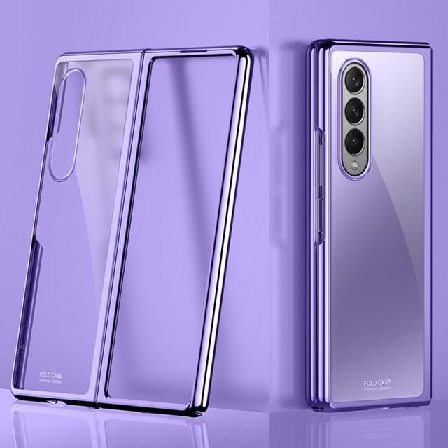 Прозрачный передний и задний складной защитный чехол для Samsung Galaxy Fold4 5g Z Fold 4 Zfold4, чехол с покрытием, жесткий бампер, чехол