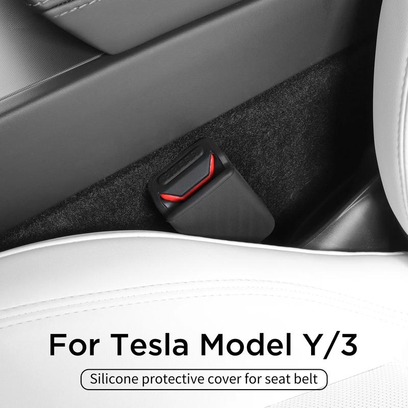 Для Tesla Model Y Model 3 -2026 Защитная накладка на пряжку ремня безопасности автомобиля Декоративная накладка на ремень безопасности Аксессуары