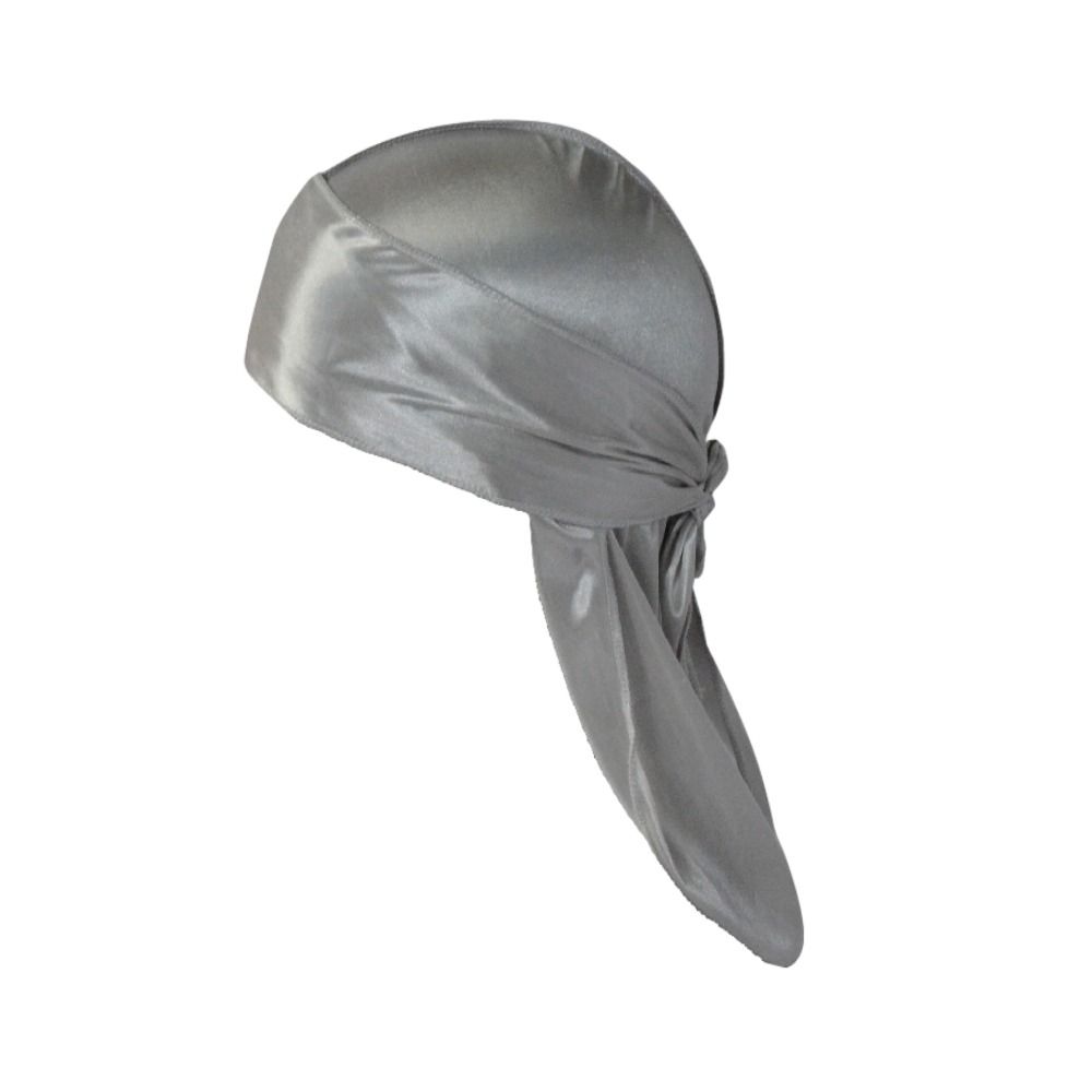 Pre-Tied Silk Durag Thin Turban Hijab Adjustable Bandana  Men Women