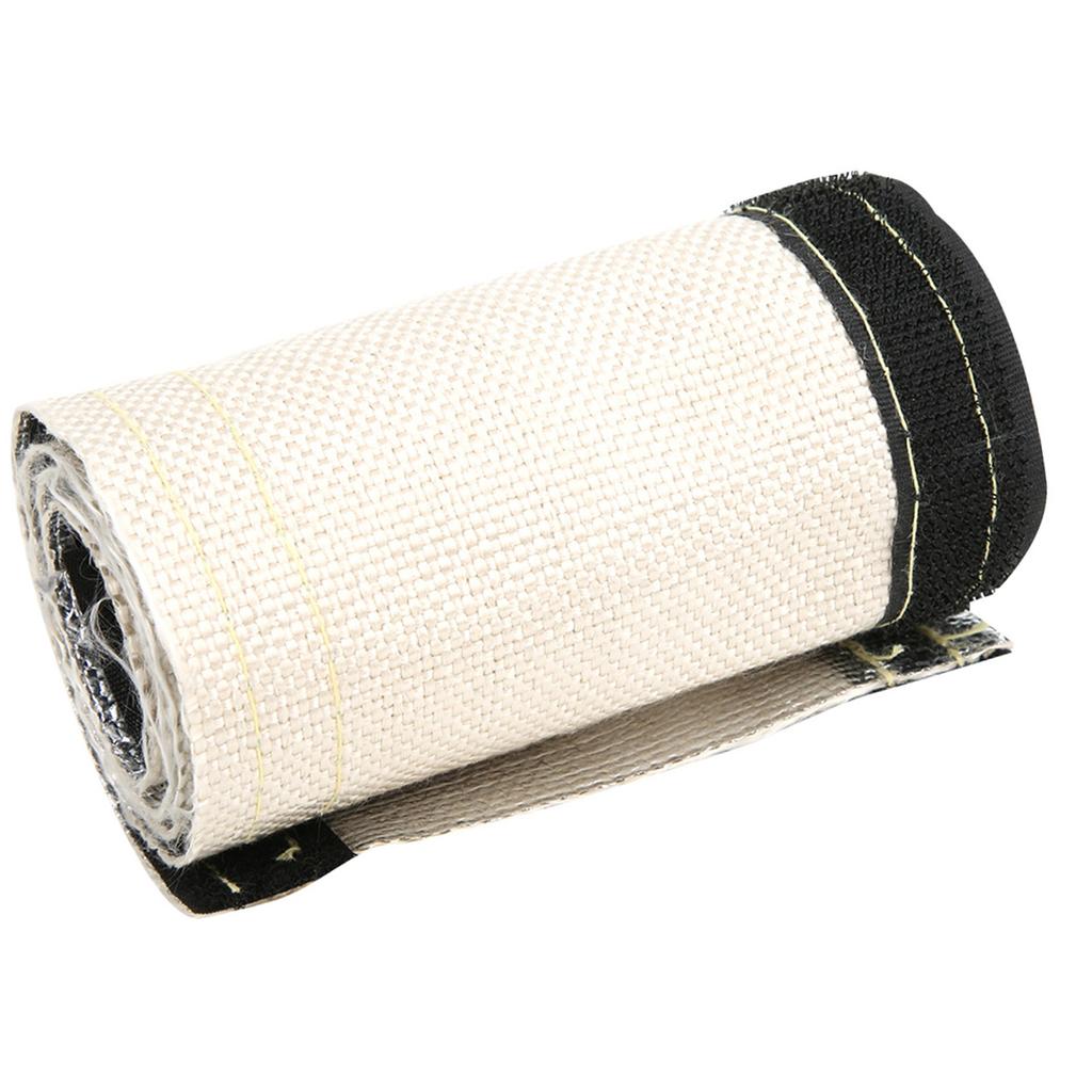 Изолированный чехол для шланга серый белый термозащитный рукав с алюминизированным внешним слоем 600x106мм