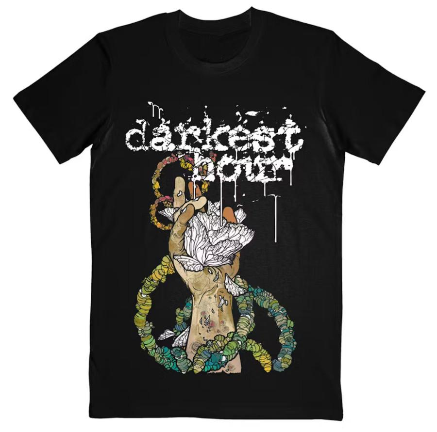 Футболка унисекс Darkest Hour Band Undoing Ruin Хлопок Черный Все размеры