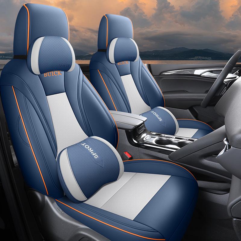 Buick Envision S Leather Car Seat Cushion - Universal Fit for All Seasons, 5-Seater