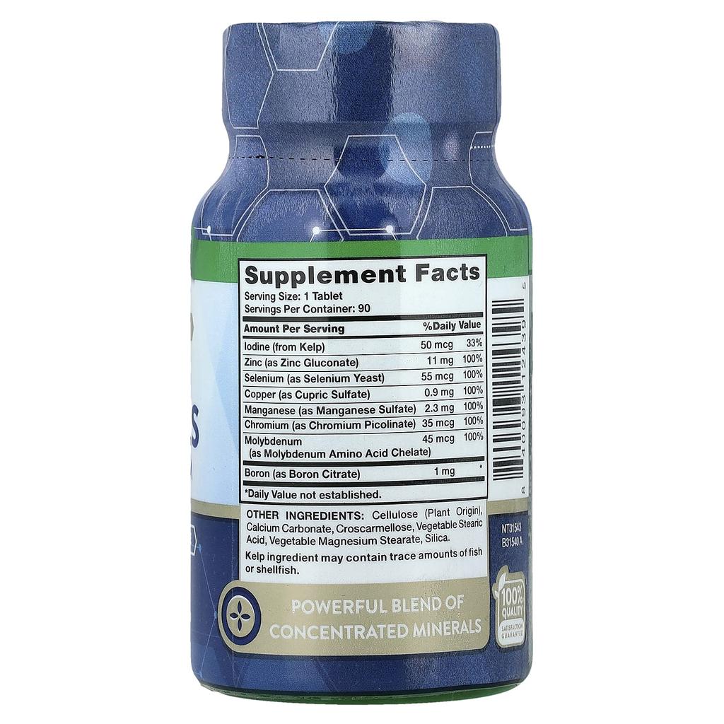 Nature'S Truth, Trace Minerals, Full Spectrum, 90 Tablets