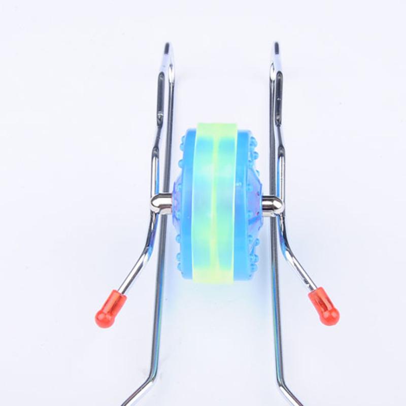 Творческий светящийся гироскопический рельсовый вертушка, вращающийся мигающий гироскоп, научная игрушка, детские подарки, образовательные