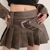 Retro Y2K Wide Belt Punk PU Leather Waistbands Fashion Star Rivet Waist Belt  Summer