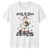Just A Girl Who Loves Unisexs TShirt Christian Religious Easter Gift For Her