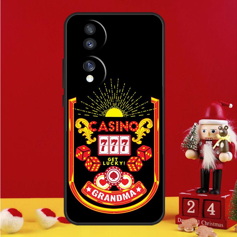 Casino Gambling Case For Honor X8b X9b X8a X9a X7a X6a X7 X8 X9 Honor 70 50 10 90 Lite Magic 6 5 Pro Cover