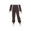 Nike Трикотажные спортивные штаны Air Club Fleece Letter Lace-Up Cuffs Casual Kids низ Brown FD2957-237