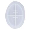 Soap Dish Mold DIY Making Oval Shape Silicone Mirror Leaky Drain Soap Box for Handicrafts Gift