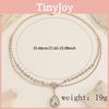 Elegant Rhinestone And Multi Layer Chain Design Silver Jewelry Headwear For Women