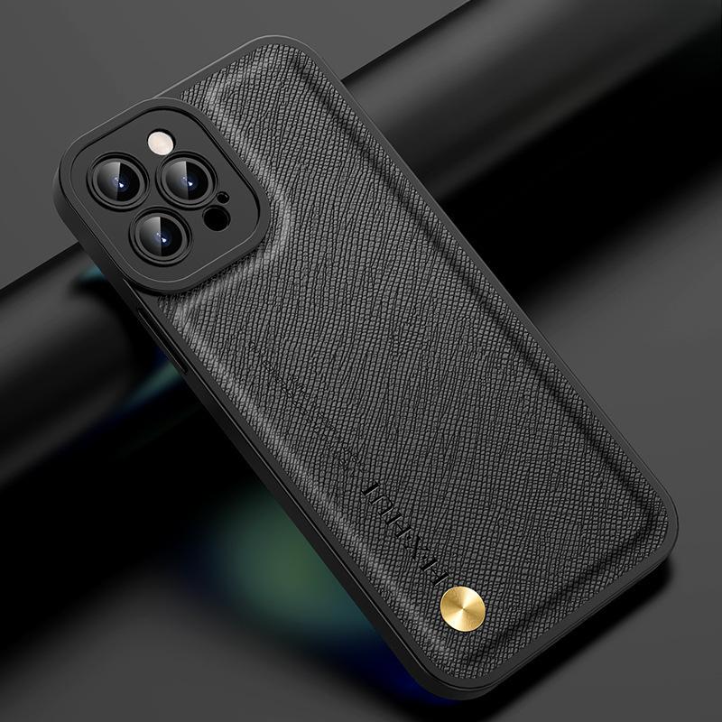 Подходит для чехла для мобильного телефона Apple 15 Простой защитный чехол для iPhone 16 Promax 14 Магнитная присоска для автомобиля 13 Противоударный