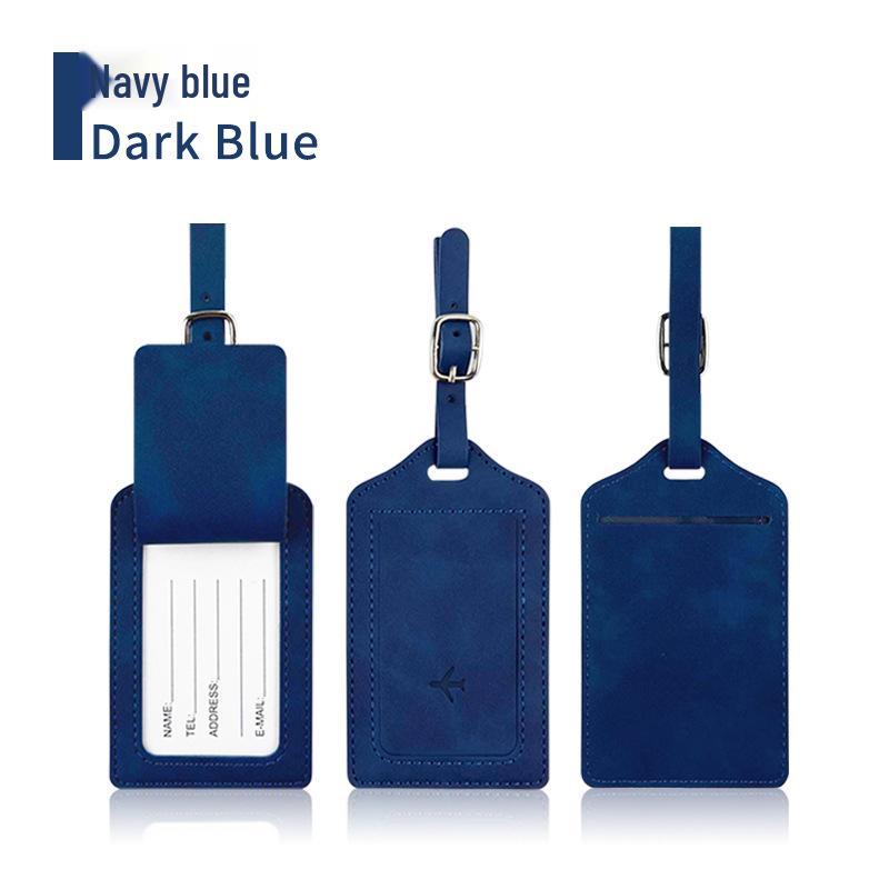 Набор: меняющий цвет держатель для паспорта из ПУ кожи и багажная бирка с RFID-защитой