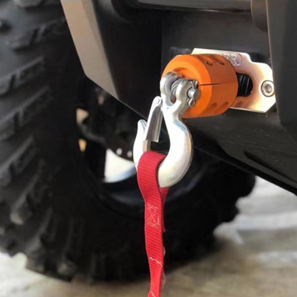 Стопор крюка троса лебедки универсальный для квадроциклов внедорожников стопор крюка троса внедорожный фиксатор троса защитное крепление троса лебедки