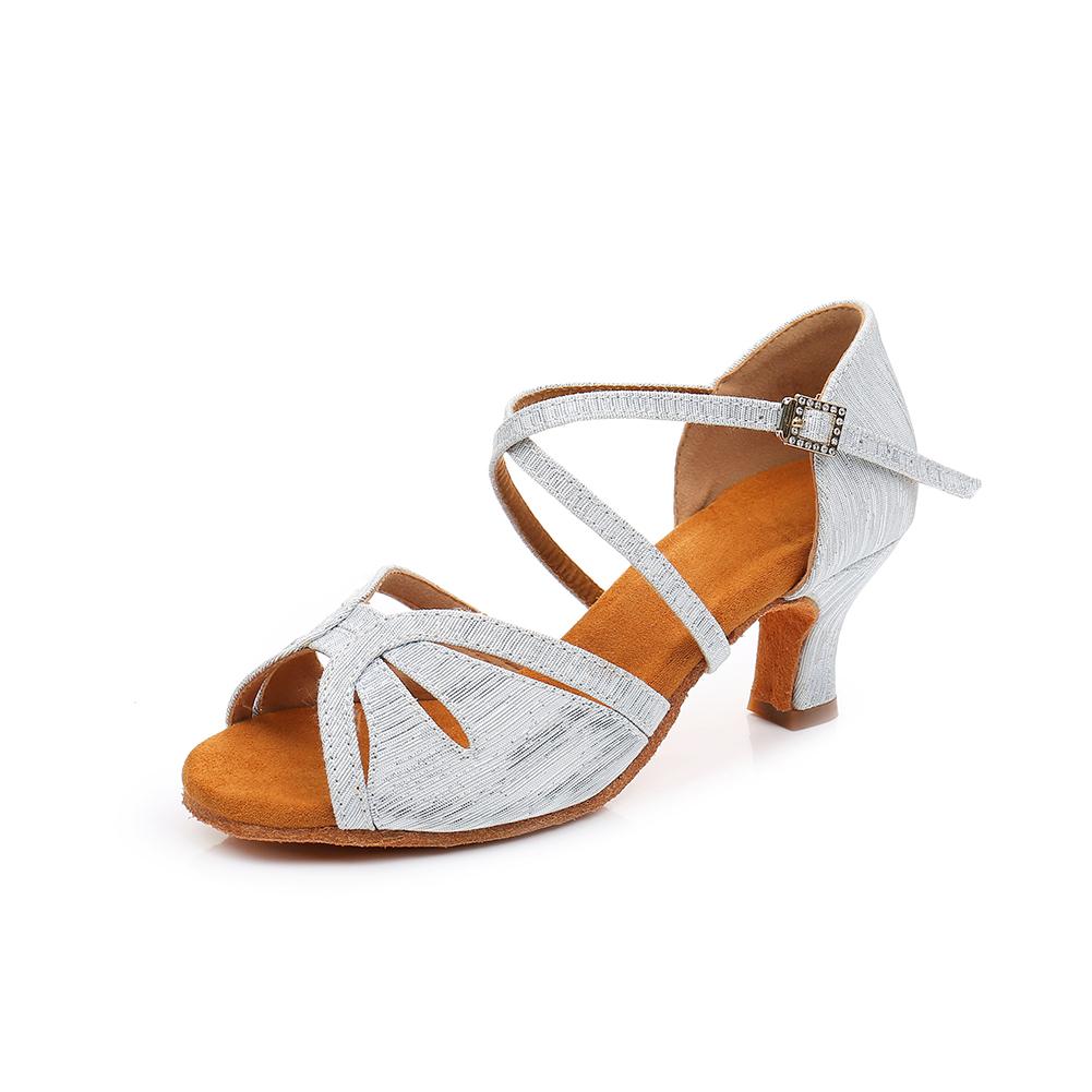 Новые туфли на среднем каблуке для танго, сальсы, латиноамериканских танцев для взрослых женщин, мягкая подошва, свадебные, для вечеринок, бальные танцы, каблук 5 см