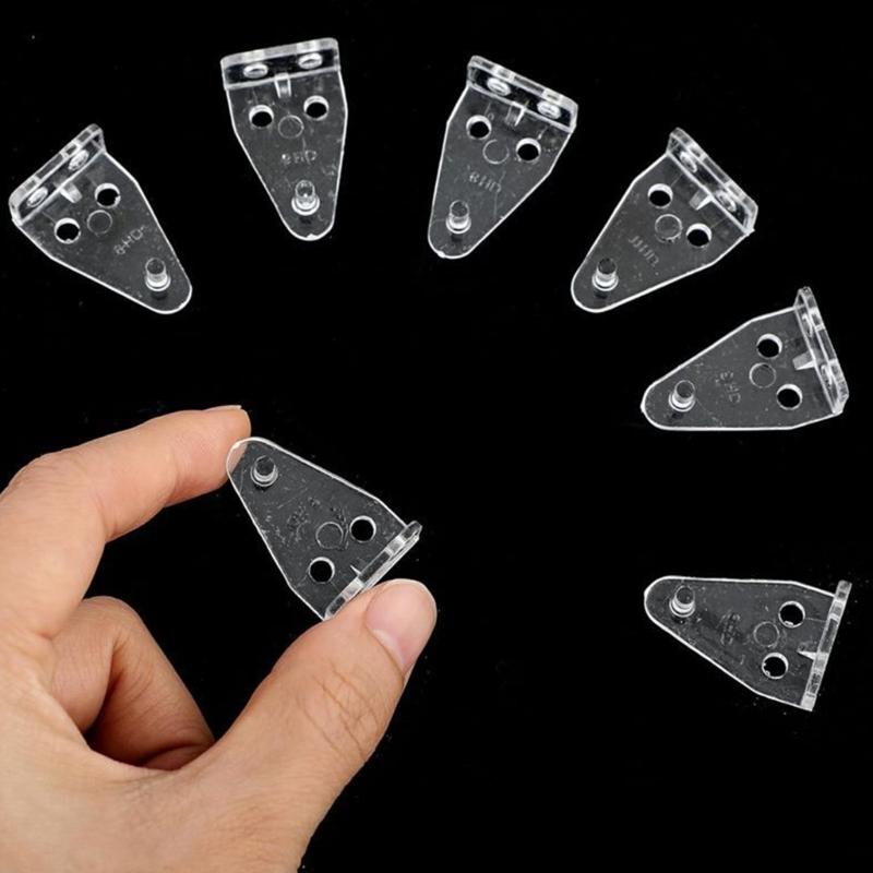 20Pcs Blind Hold Down Clips Blind Bottom Rails Holders Brackets Window Shade Positioning Hook for Drapes and Curtains