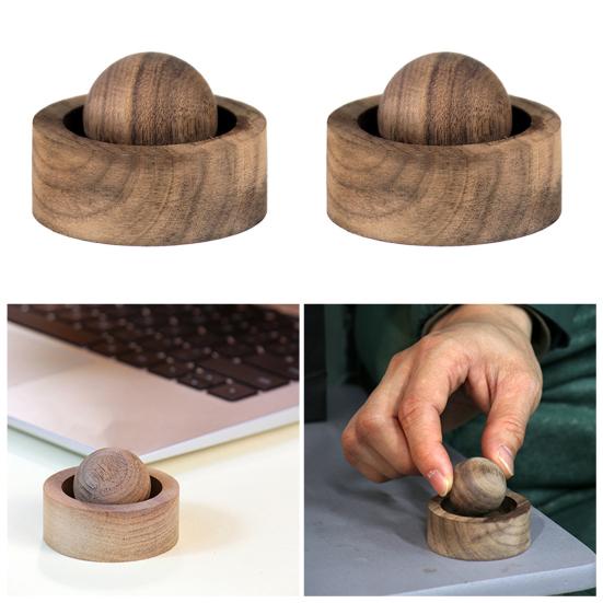 Wooden Essential Oil Diffuser Aromatherapy Passive Home Office Bedroom Diffuser for Round Ball Car Wardrobe Yoga
