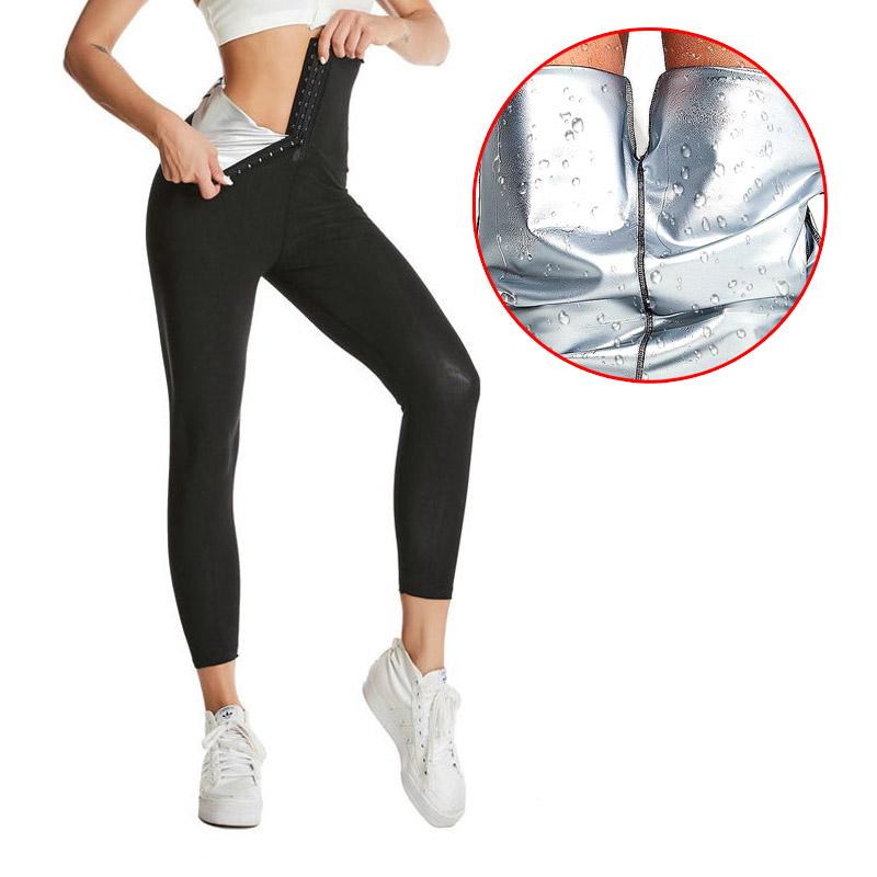 Женские регулируемые корректирующие брюки с высокой талией, леггинсы для живота, потные штормовые брюки