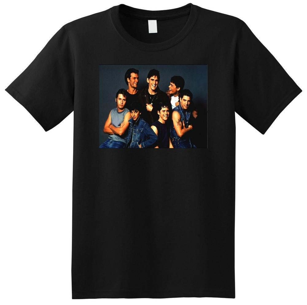 ФУТБОЛКА THE OUTSIDERS 1983 фото актерского состава постер футболка Понибой МАЛЕНЬКИЙ СРЕДНИЙ БОЛЬШОЙ XL Унисекс Футболка