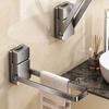 Moisture-Resistant Foldable Towel Rack Detachable Bath Towels Rack Hanger Organizer Rack  Balcony