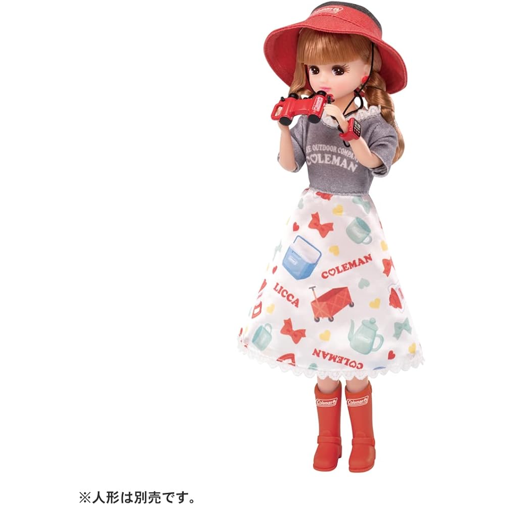 Takara Tomy Licca-chan LG-07 Camping and Backpack Set Doll Toy for Pretend Play Ages 3 and Up